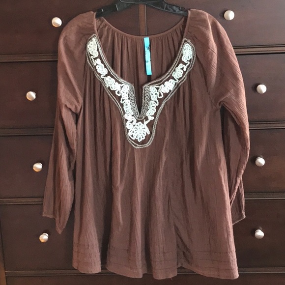 Free People Oversized 💯% Cotton Blouse Sz XS - Picture 2 of 11